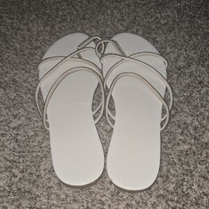 Elegant White Women's Sandals
